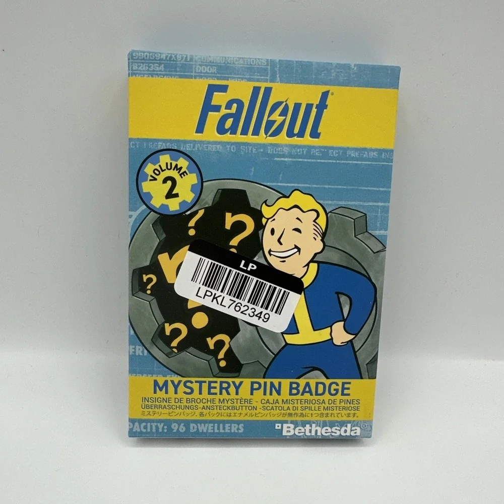 Fallout Mystery Pin Badge Volume 2 Blind Box Official Bethesda Collectible